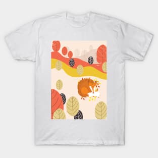 Vintage Sleeping Fox T-Shirt